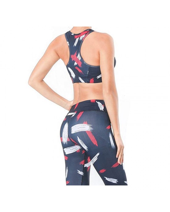 Women Color Print Yoga Set